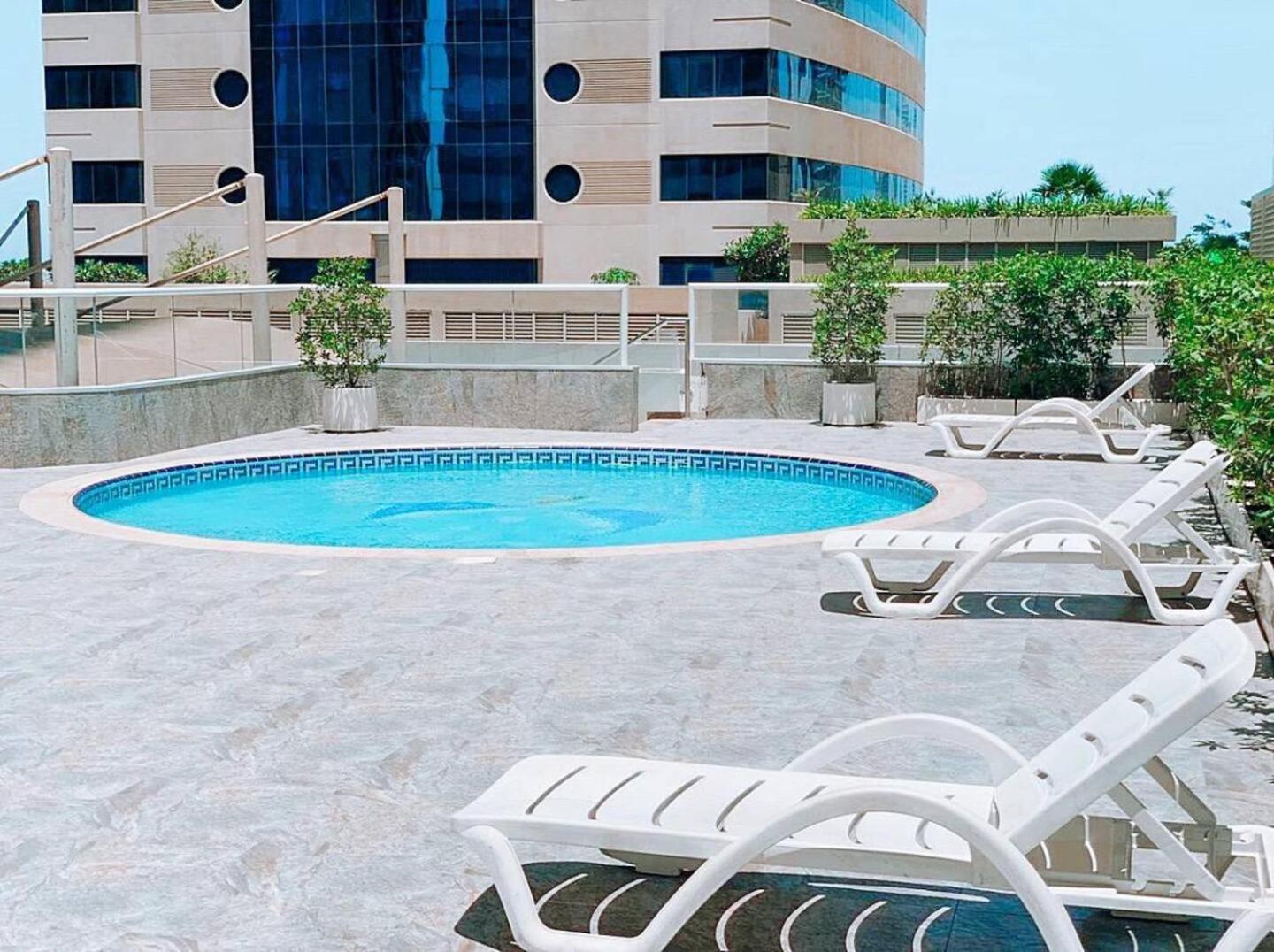 Charming Warm Suite With Amazing Views Of The City Dubai Dış mekan fotoğraf