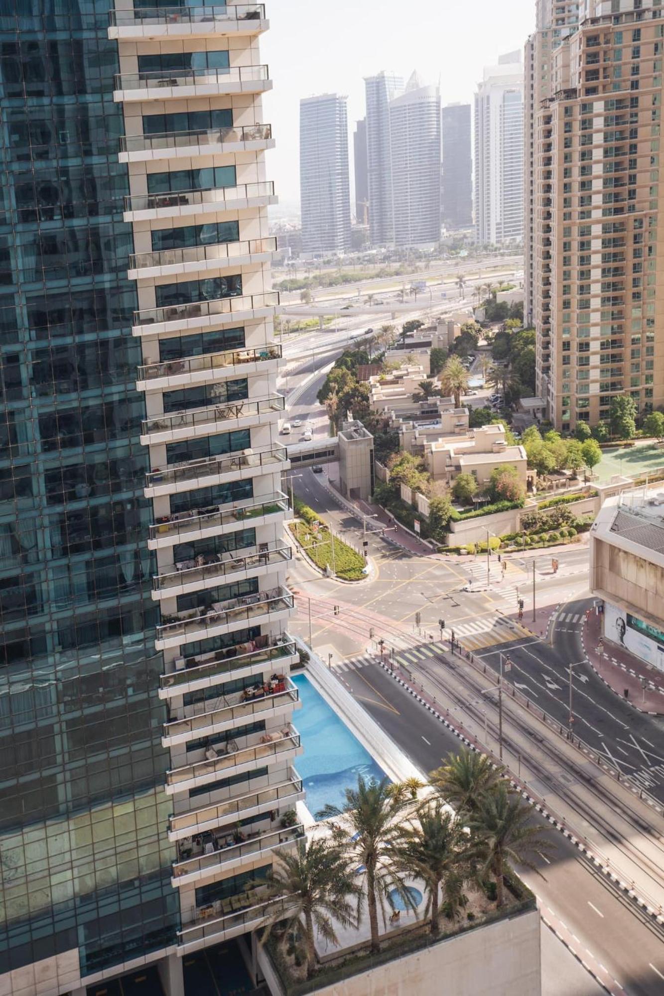Charming Warm Suite With Amazing Views Of The City Dubai Dış mekan fotoğraf