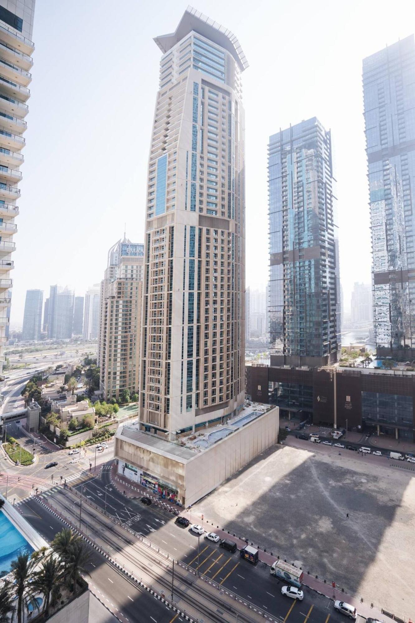 Charming Warm Suite With Amazing Views Of The City Dubai Dış mekan fotoğraf